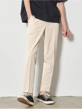 Pleated Old Money Cream Chinos for Men